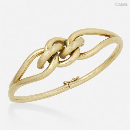 Lalaounis, Gold bangle bracelet