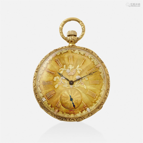 Touchon & Co. for Tiffany & Co., Gold pocket watch