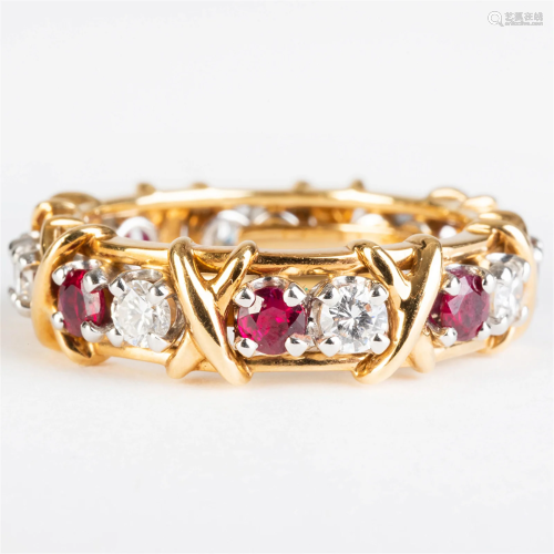 Schlumberger Studios for Tiffany & Co. 18k Gold, Ruby an...