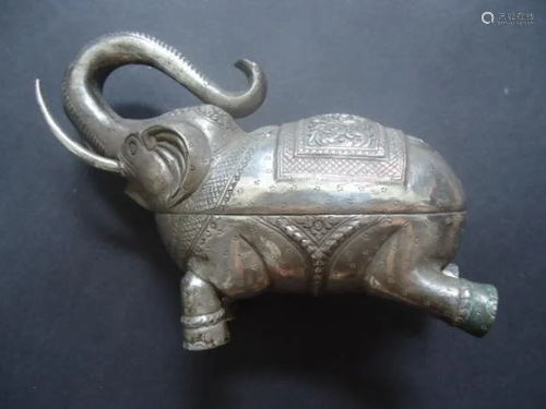 SILVER ELEPHANT BOX