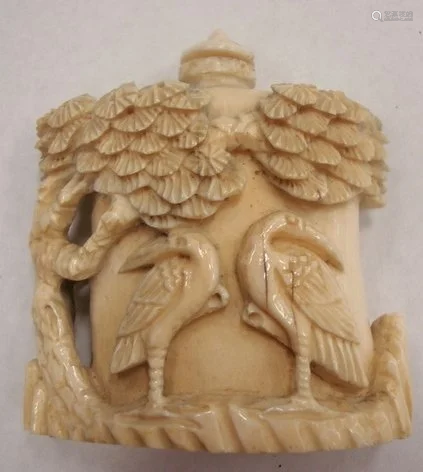 IVORY SNUFF BOTTLE