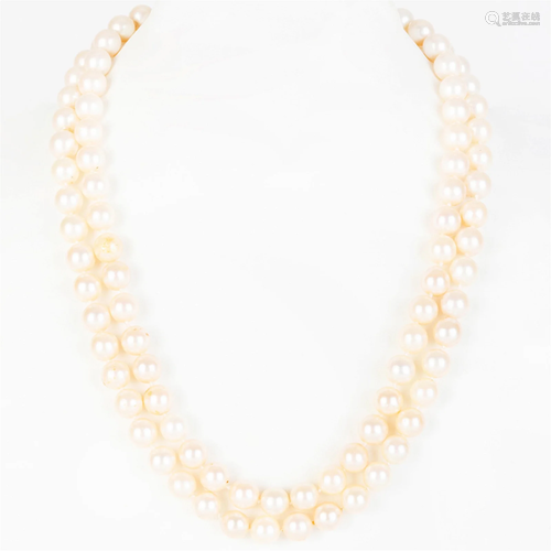 Frederico Buccellati 18k Gold and Cultured Pearl Necklace