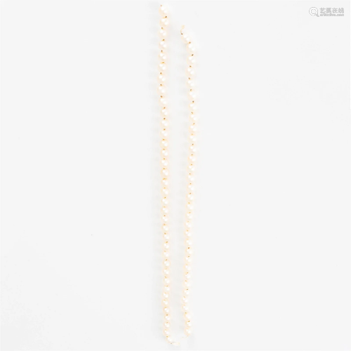 Double Strand Cultured Pearl Necklace