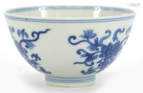 BLUE AND WHITE BOWL