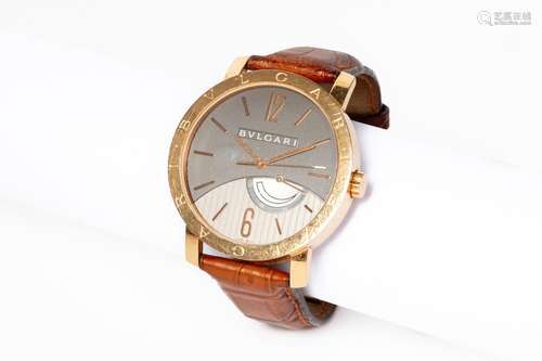 BVLGARI. Montre bracelet d'homme modèle "BB P 41 GL...