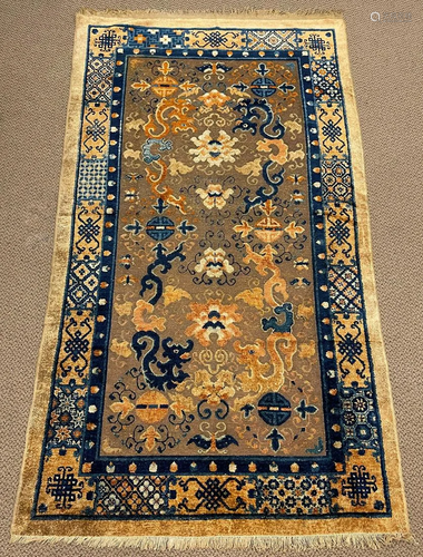 Chinese Silk Rug