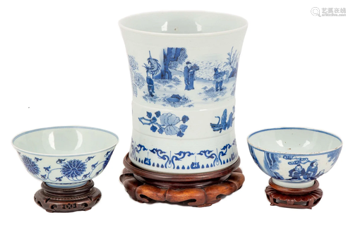 Group of Chinese Blue and White Porcelain