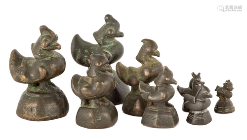 Asian Bronze Opium Weights