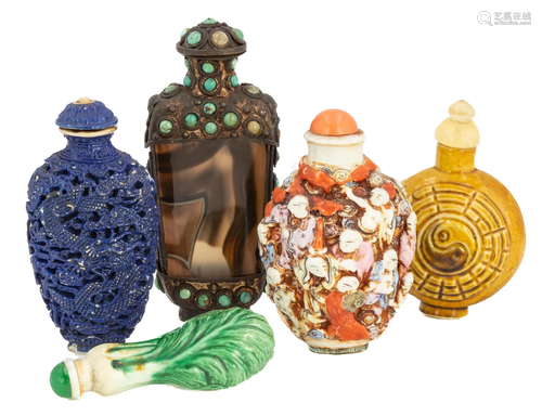 (5) Chinese Snuff Bottles