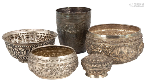 Burmese Silver Items