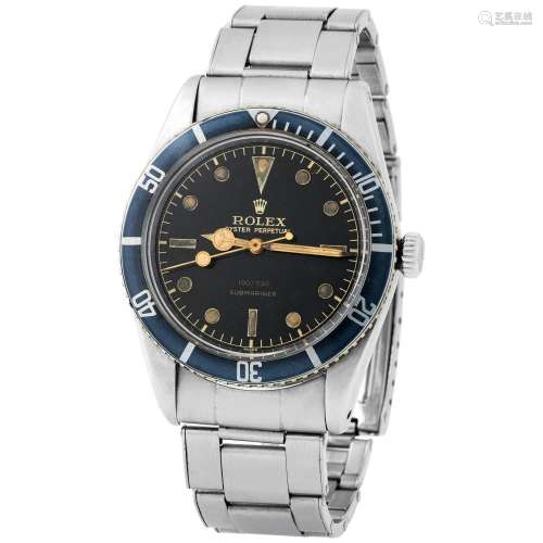 ROLEX. HISTORICALLY IMPORTANT AND COLLECTIBLE, SUBMARINER JA...