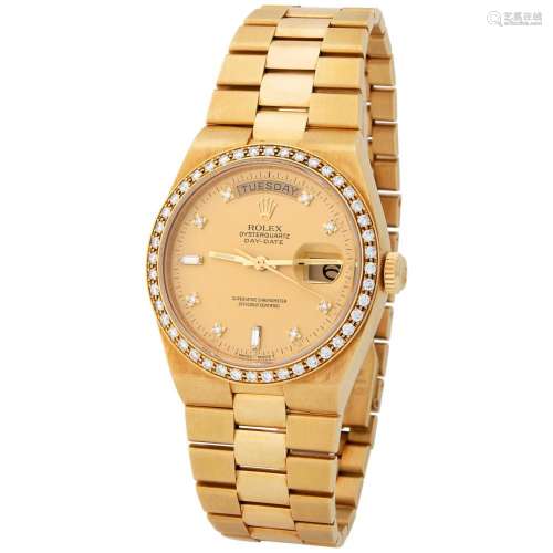 ROLEX. HIGHLY RARE AND EXTREMELY WELL PRESERVED, OYSTERQUART...