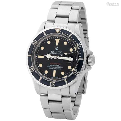 ROLEX. PRECIOUS AND ESTEEMED, SUBMARINER, AUTOMATIC WRISTWAT...