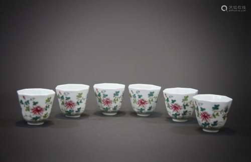 Six 18th century Chinese porcelain works of Art