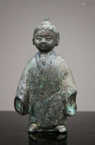 A Chinese copper art