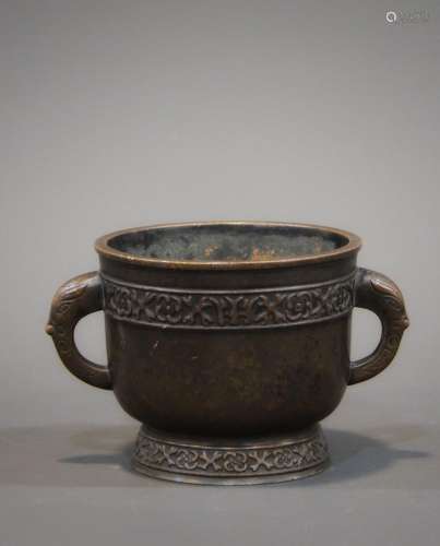 An 18th century censer in China