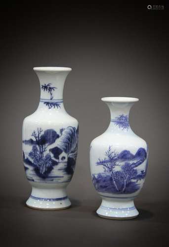 A pair of 18th century Chinese porcelain