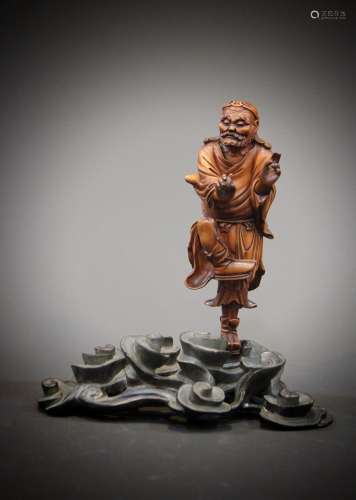 A Chinese wooden art