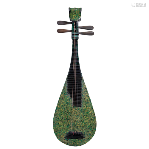 A Chinese Music Instrument Pipa Qing Dyn.