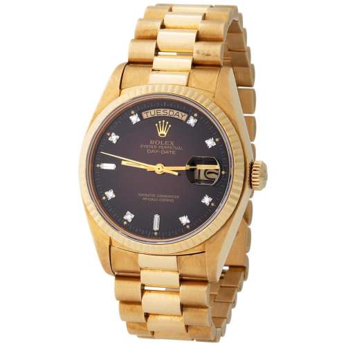ROLEX. SPECIAL AND REFINED, DAY-DATE, AUTOMATIC WRISTWATCH I...