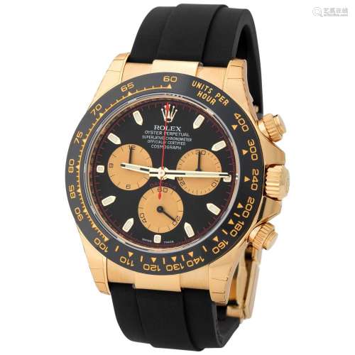 ROLEX. SOUGHT AFTER AND RARE, DAYTONA, CHRONOGRAPH IN GOLD I...