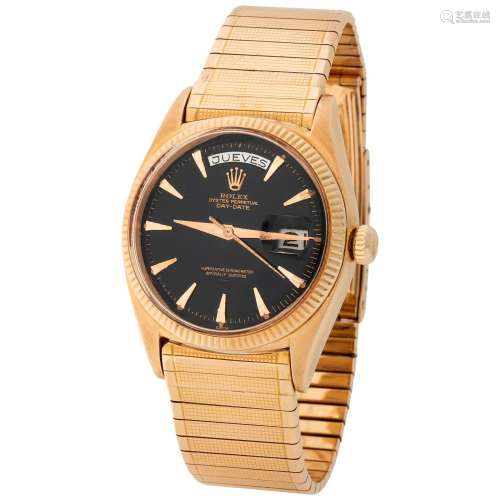 ROLEX. SOUGHT AFTER AND LUXURIOUS, DAY-DATE, AUTOMATIC WRIST...
