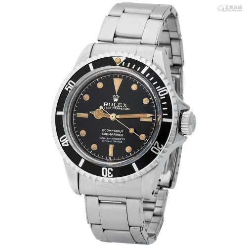 ROLEX. VERY WELL PRESERVED AND SOUGHT AFTER, SUBMARINER “EXC...