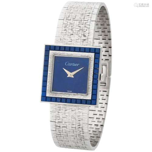 PIAGET. GLAMOROUS AND PRECIOUS, WRISTWATCH IN WHITE-GOLD, WI...