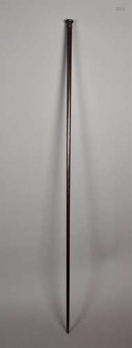 A Tall 19th Century Turned Tapering Mahogany Ceremonial or P...