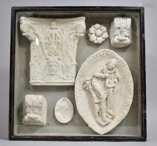 A Museum Type Display, 19th Century Plaster Cast Architectur...