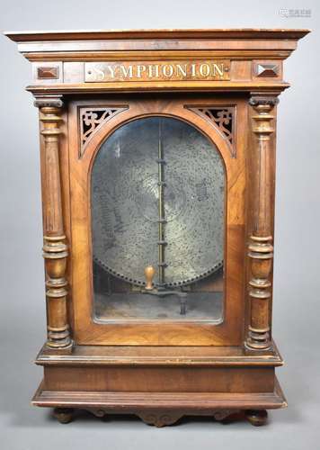 A 19th Century Walnut Cased Upright Symphonium