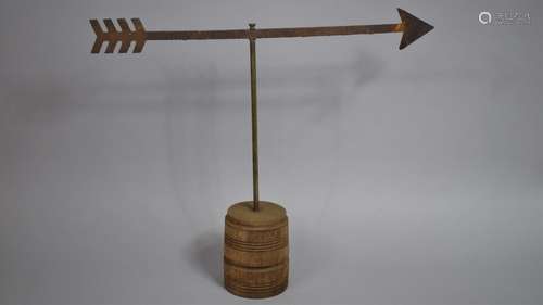 A 19th Century Cast Iron Weather Vane, Arrow Pointer, Origin...