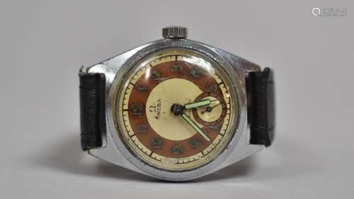 A Vintage Omega Fond Acier Inoxydable Wrist Watch with Bulls...