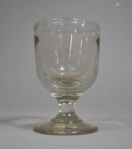 A 18th/19th Century English Glass Rummer of Typical Heavy Gl...