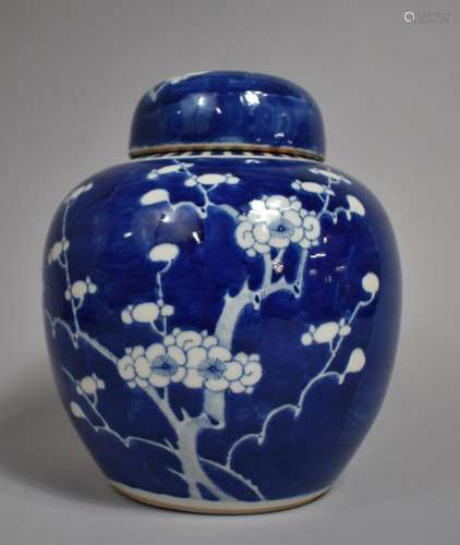 A 19th Century Chinese Porcelain Blue and White Prunus Patte...