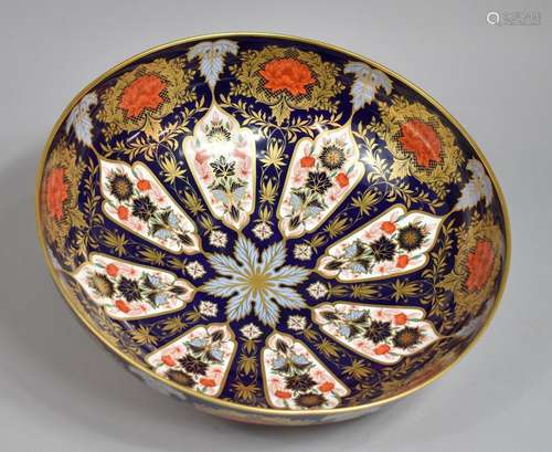 A Large Hamilton Derby Imari Bowl, 33.5cms Diameter