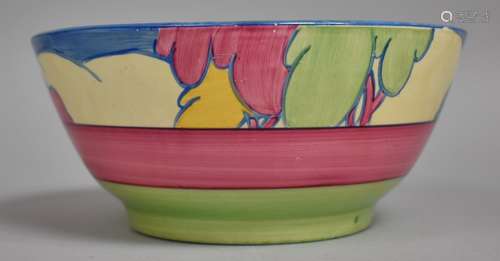 An Art Deco Clarice Cliff Fantasque Bizarre Pattern Bowl. 16...