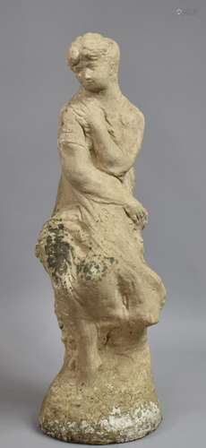 A Reconstituted Stone Garden Figure of Classical Maiden, 69c...