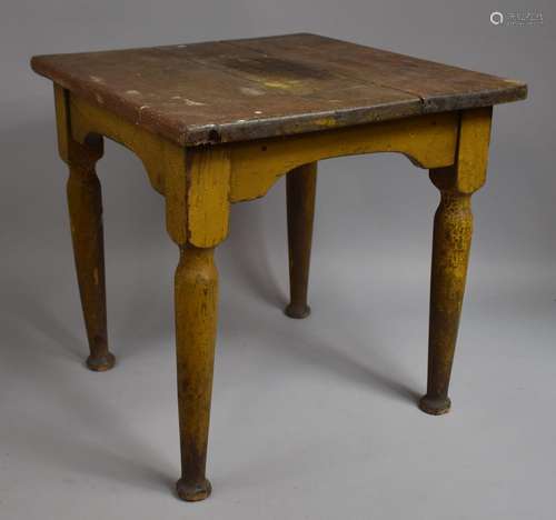 A Vintage Games/Shove Halfpenny Table Stool, 46cm Square Top...