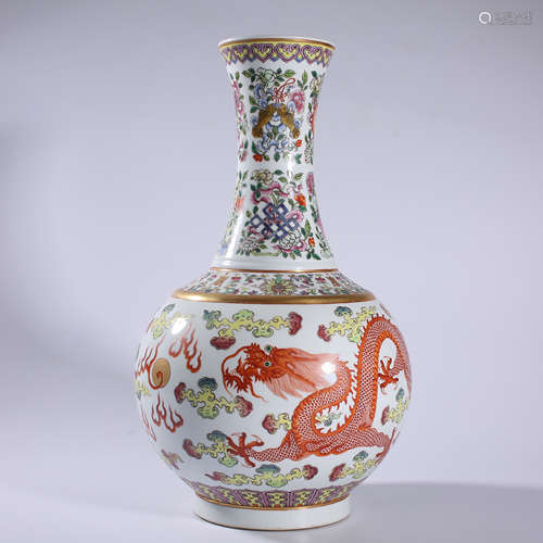 Qing Dynasty - Guangxu pastel vase appreciation