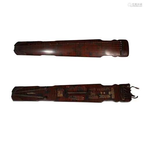 Wooden guqin of the Qing Dynasty