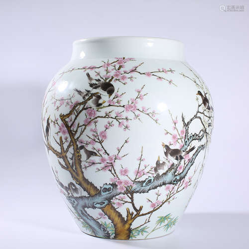 Qing - Guangxu pastel jar