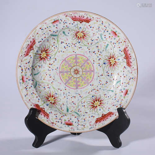 Qing - Qianlong pastel plates