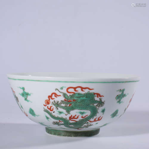 Qing - Jiaqing pastel bowl