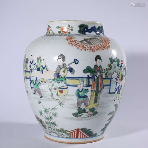 Qing - Kangxi colorful POTS