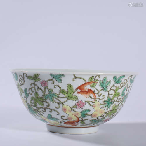 Qing - Qianlong pastel bowl