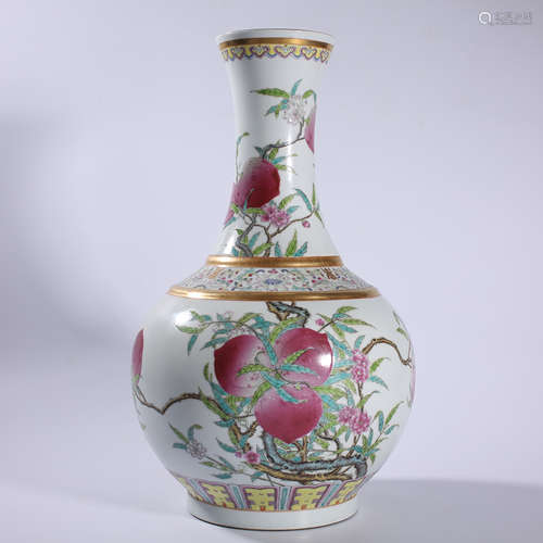 Qing - Qianlong pastel vase appreciation