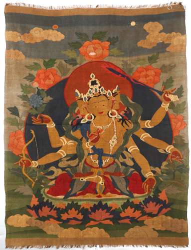 Kesi Thangka from the Qing Dynasty