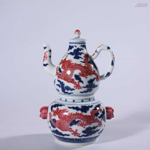 Qing - Qianlong pastel teapot