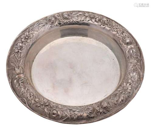 An American Sterling silver dish, maker S Kirk & Son, Ba...